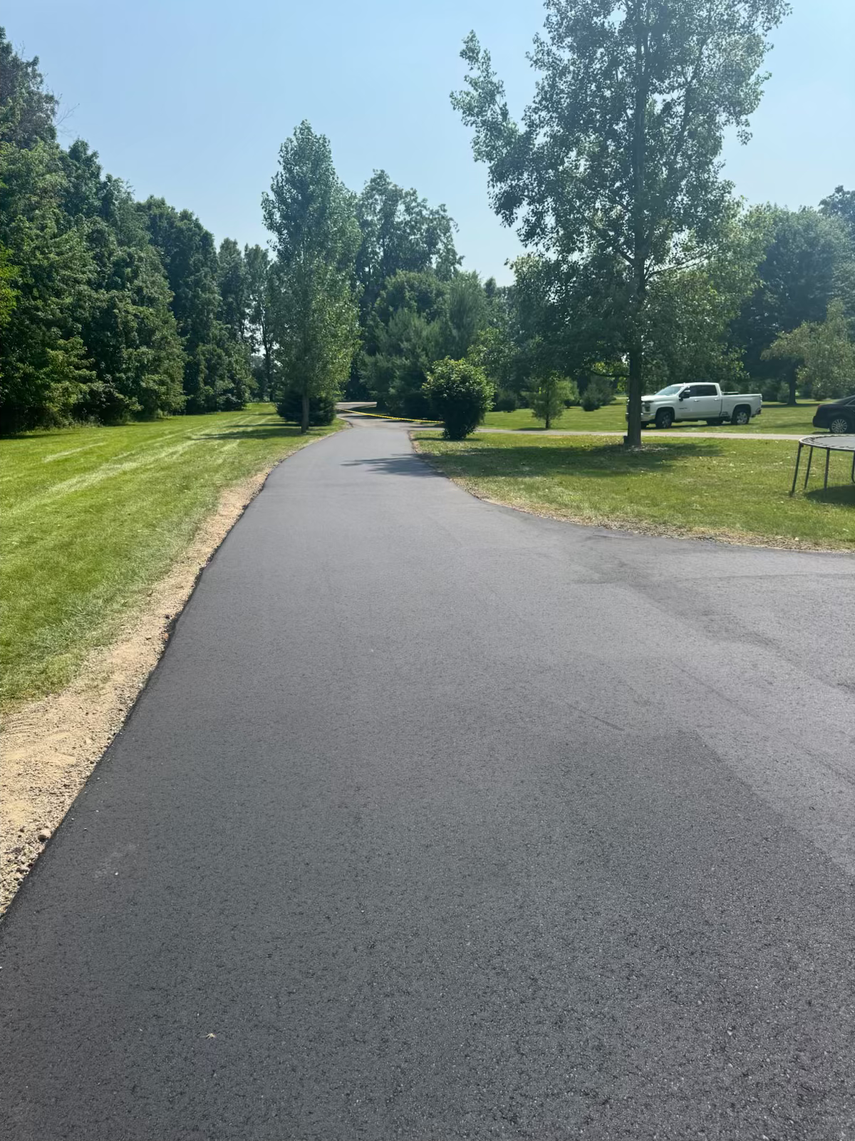 Residential asphalt paving project